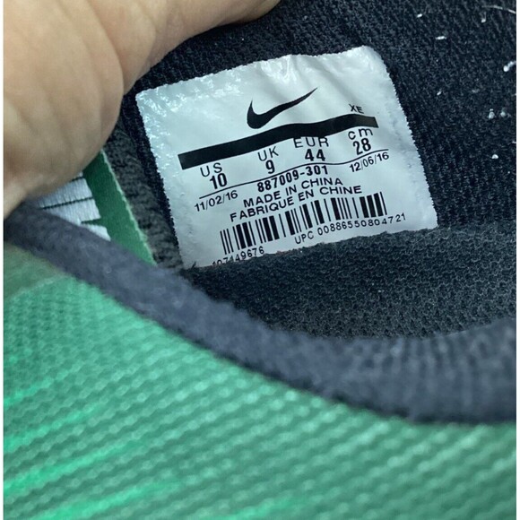 Nike Zoom Pegasus 34 - Men's Sz 10 - Gorge Green Running Shoes - 887009-301 - Picture 10 of 10